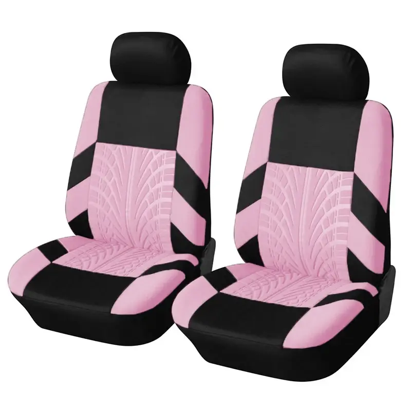 Thumbnail: Fashion Front Car Seat Covers Car Accessories Tire Track Embossed Styling Durabl