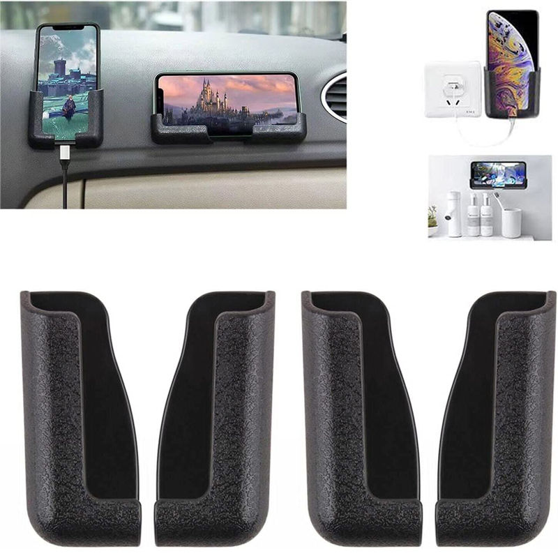 1-2Pair Self-Adhesive Dashboard Phone Mount Holder Car Phone Holder Universal Au