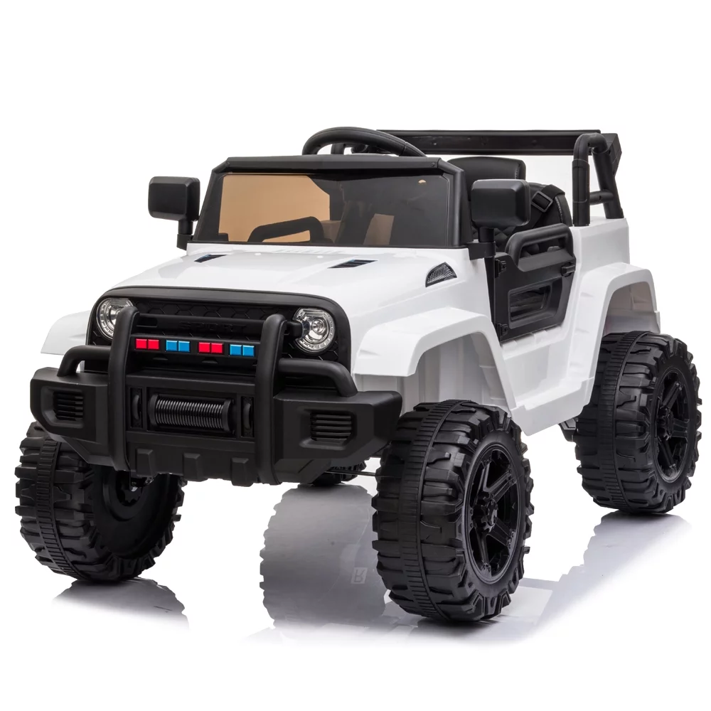 Safety 12V Battery Electric Remote Control Car, Kids Toddler Ride on Truck Toy M