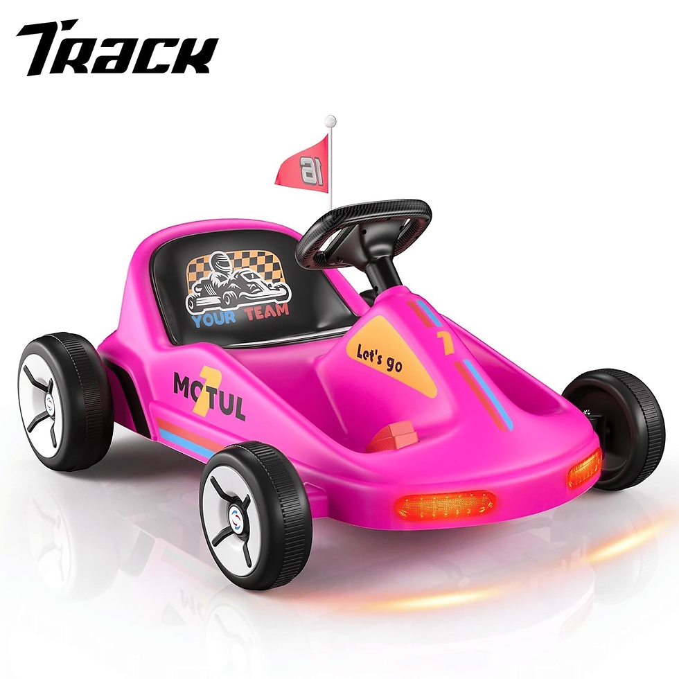 Thumbnail: Track Seven 12V Kids Electric Drifting Go-Kart with Remote Control