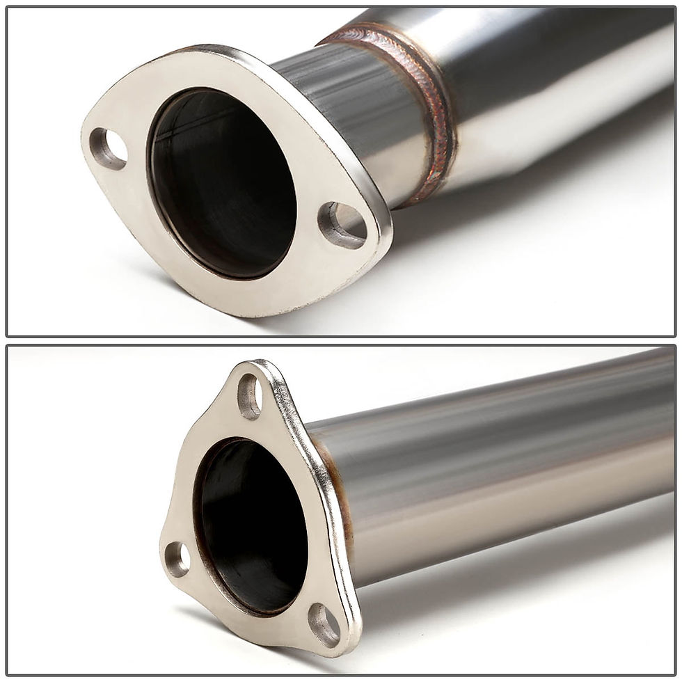 Thumbnail: DNA Motoring CBE-HC923 For 1992 to 1995 Honda Civic Catback Exhaust System ..