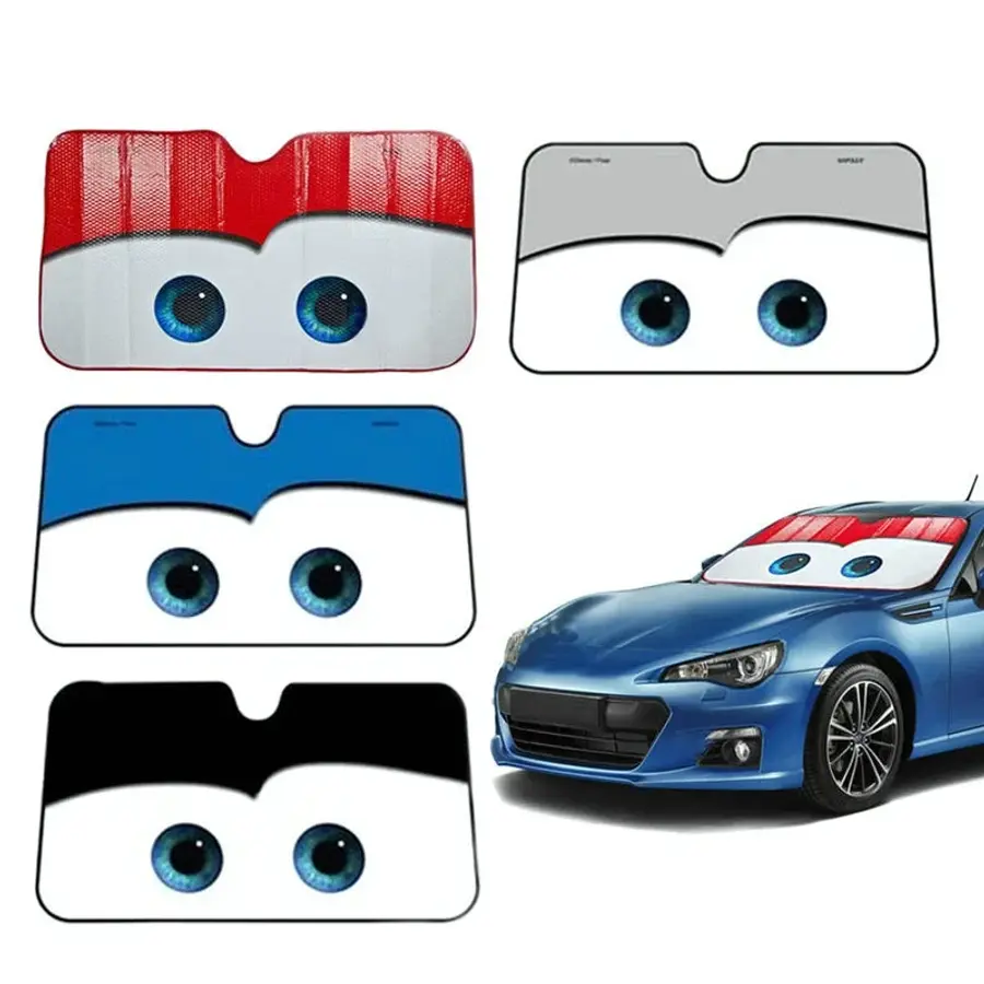 6 Colors Car Solar Protection Eyes Heated Windshield Sunshade Car Window Windscr