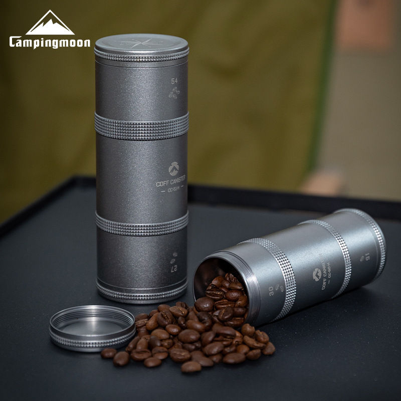 CAMPINGMOON Coffee Beans Can Travel Storage Sealed Cans Powder Tea Cans Camping