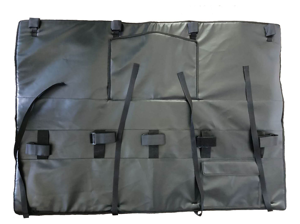 Thumbnail: Padded Tailgate Cover, Black