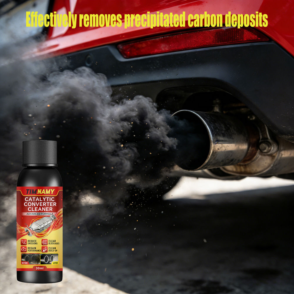 Catalytic Converter Cleaner Engine Boost Up Carbon Removal Reduce Fuels Consumpt