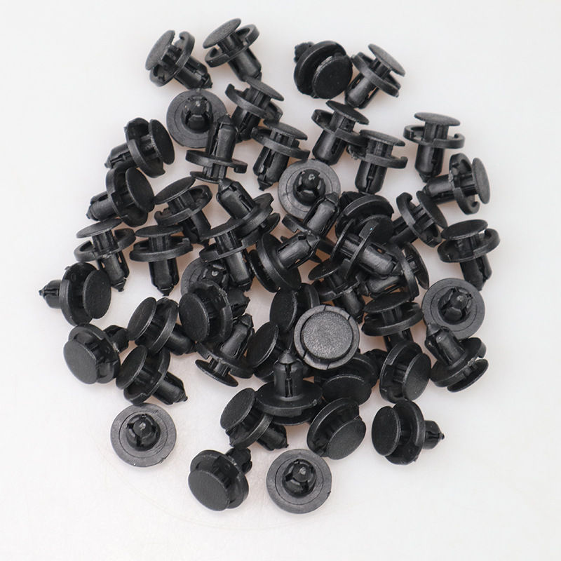 Thumbnail: 10/20/50pcs 8mm Diameter 8mm Black Vehicle Car Bumper Door Panel Fender Liner Cl