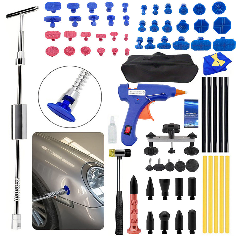 Car Dent Remover Tool Paintless Dent Repair Puller Kit Slide Hammer Thickened Bl