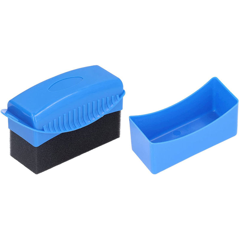 Thumbnail: Car Wheel Polishing Waxing Sponge Brush With Cover ABS Washing Cleaning Tire Con