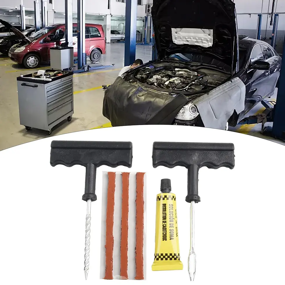 Thumbnail: 6pcs/set Car Tire Repair Tool Auto Bike Tubeless Tire Tyre Puncture Tire Repair