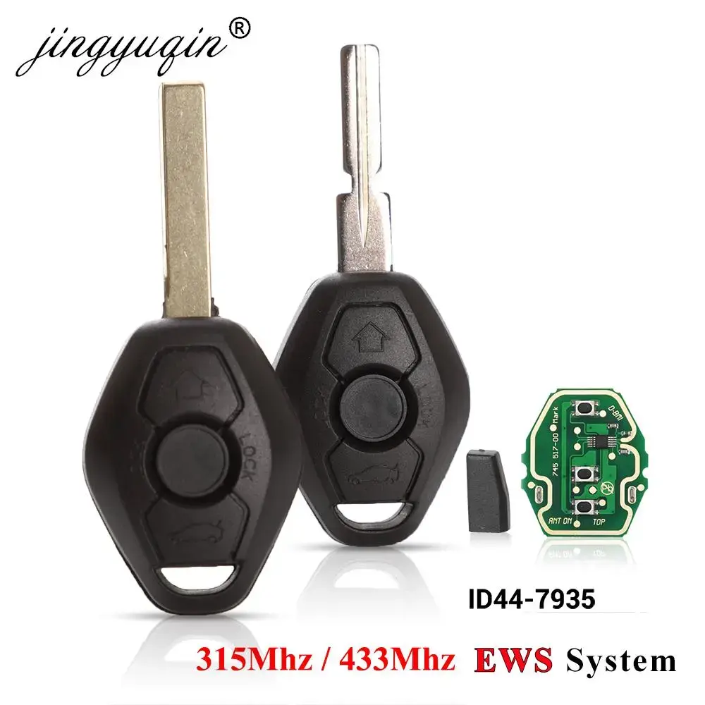 Jingyuqin EWS Sytem Car Remote Key for BMW E38 E39 E46 X3 X5 Z3 Z4 1/3/5/