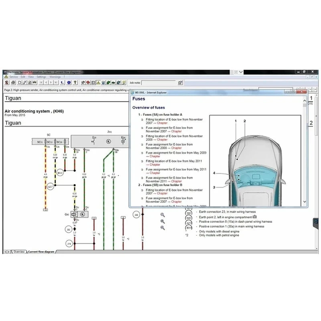 Thumbnail: Etka 8.3 with ELSAWIN 6.0 latest maintenance software group vehicle electronic p