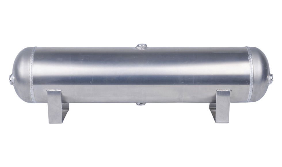 Thumbnail: 5 Gallon Aluminum 6pcs 1/4 NPT holes Air Cylinder Air Tank Pneumatic Air Suspens