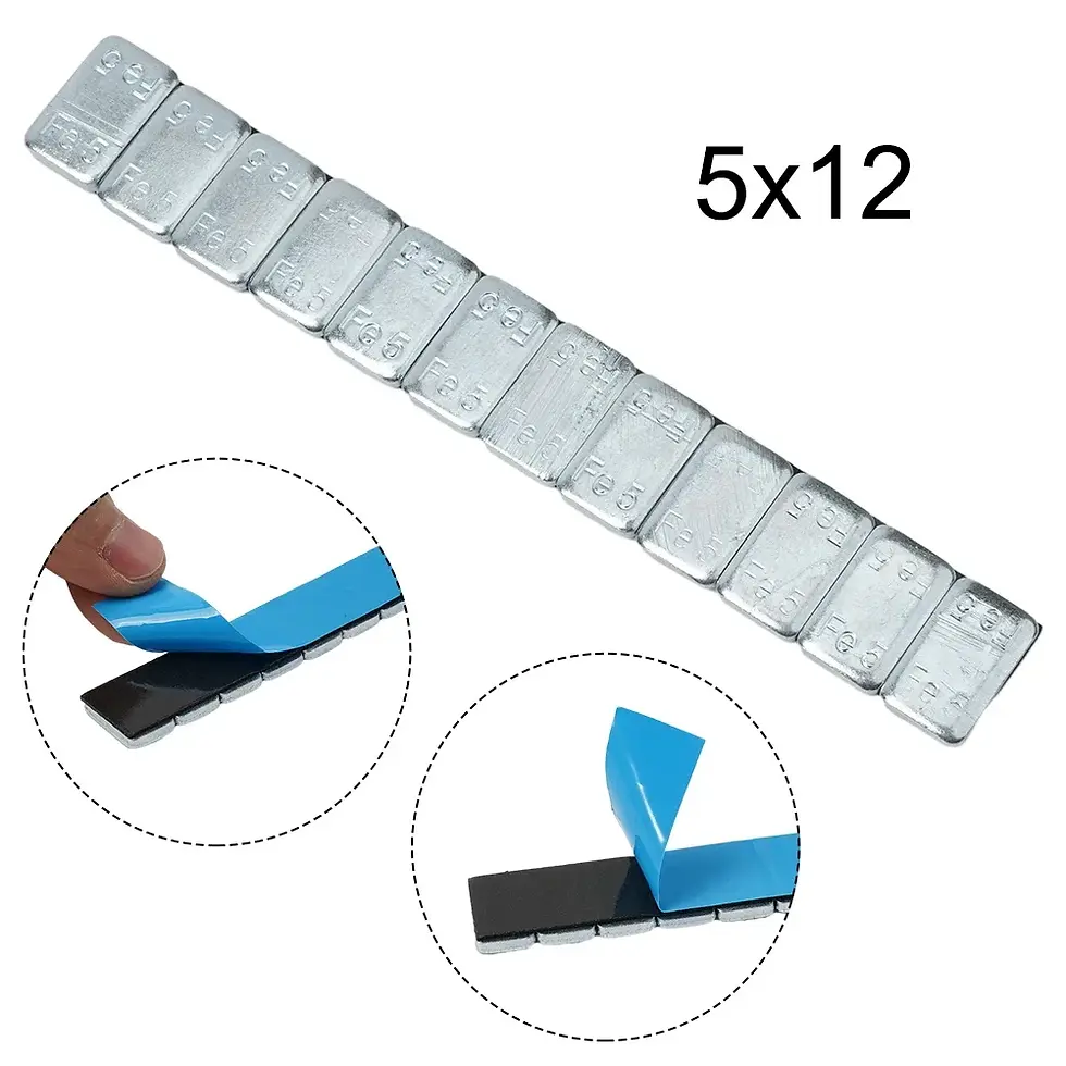 Thumbnail: 1pcs 60g 5g/10g Iron Wheel Balance Weight Tire Adhesive Tyre Balancer Wheel Bloc