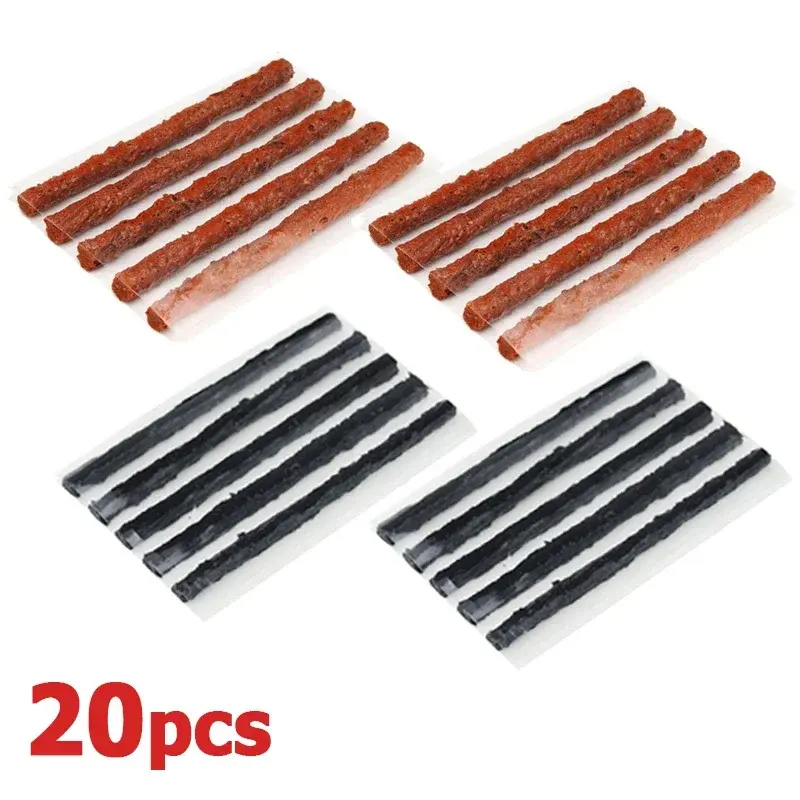 Thumbnail: Car Tire Repair Rubber Strips Tubeless Seal Motorcycle Bike Tyre Puncture Repair