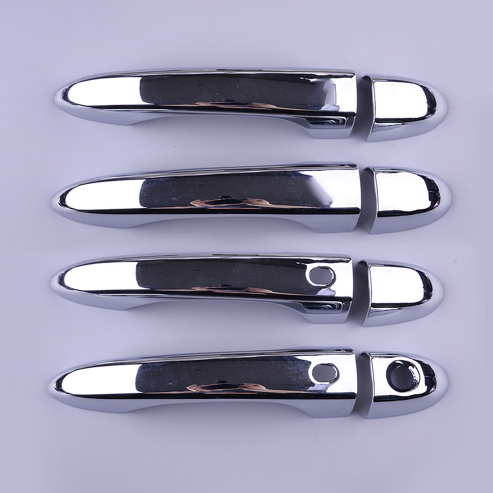 Thumbnail: Exterior Side Door Handle Cover Trim Handle Bezel Cap Smart Keyless Fit for Fiat