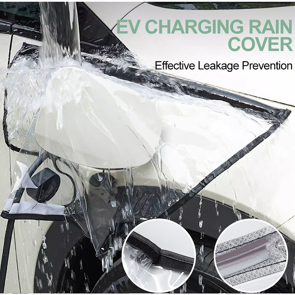 Thumbnail: Electric Car Charging Port Rain Cover Rainproof Outdoor EV Charger Cover Electri