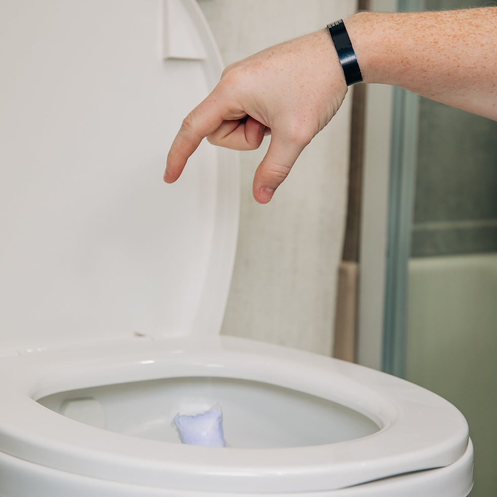 Thumbnail: Camco TST MAX RV Toilet Treatment Drop-Ins - Septic Safe - Lavender, 15 Cou..