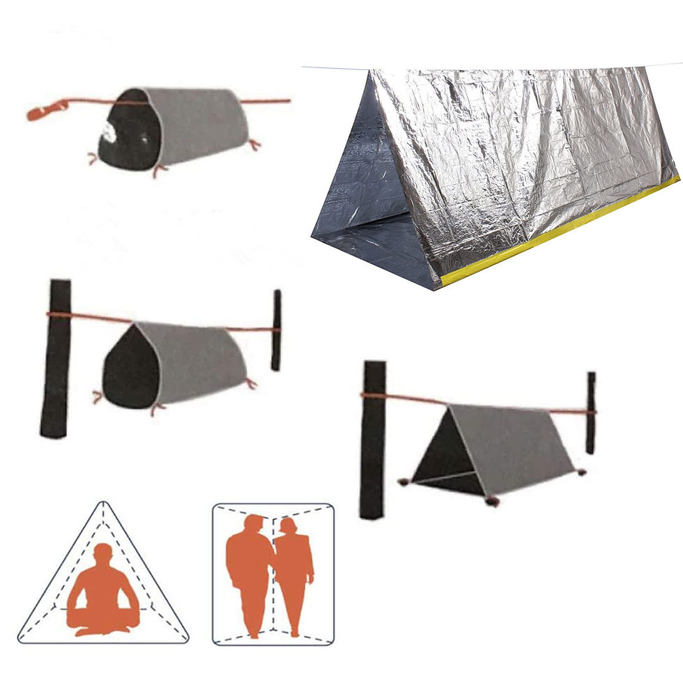 Thumbnail: Camping Emergency Tent Survival Sleeping Bag Waterproof Thermal Emergency Blanke