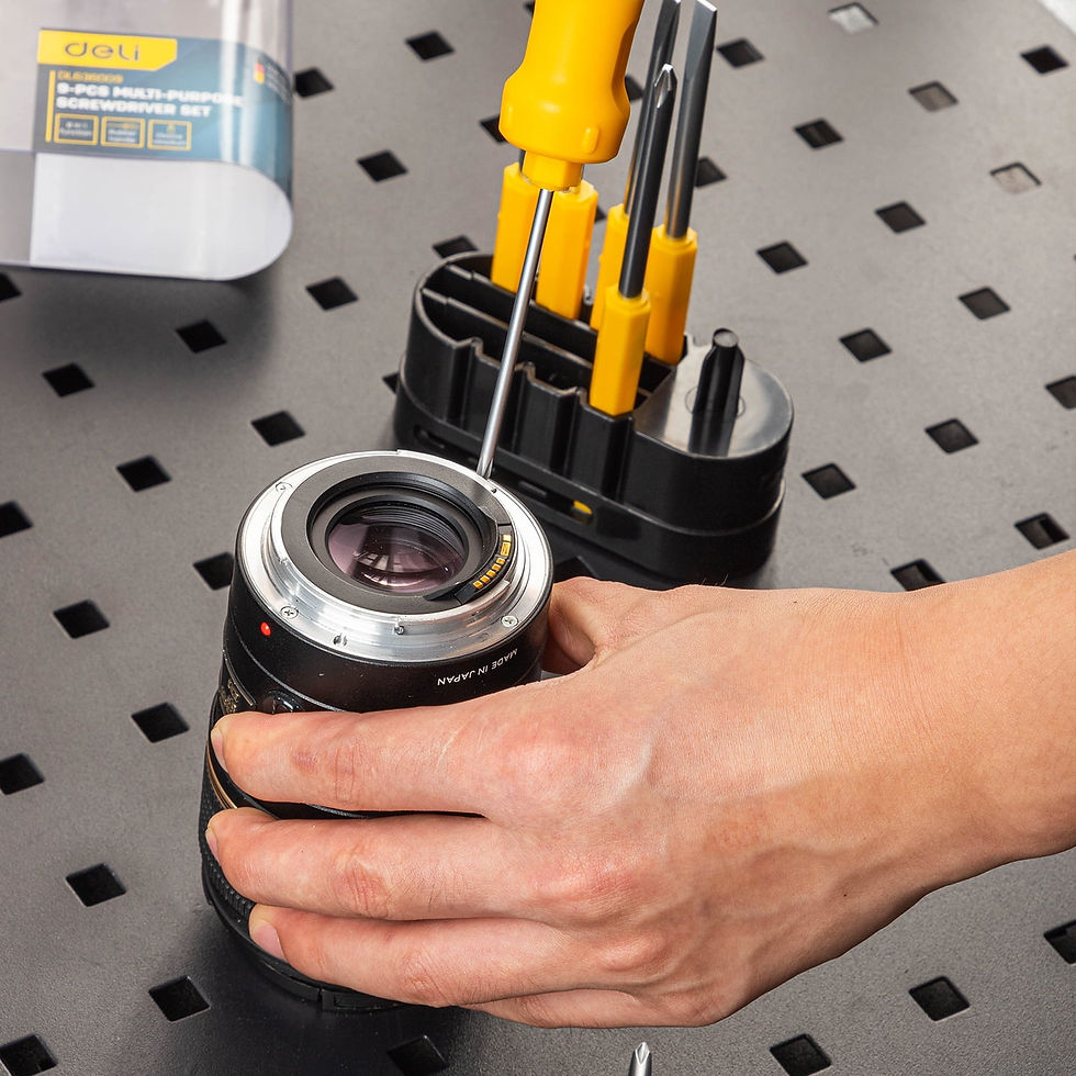 Thumbnail: Deli 9-Piece Magnetic Screwdriver Set with Comfort Grip Handle