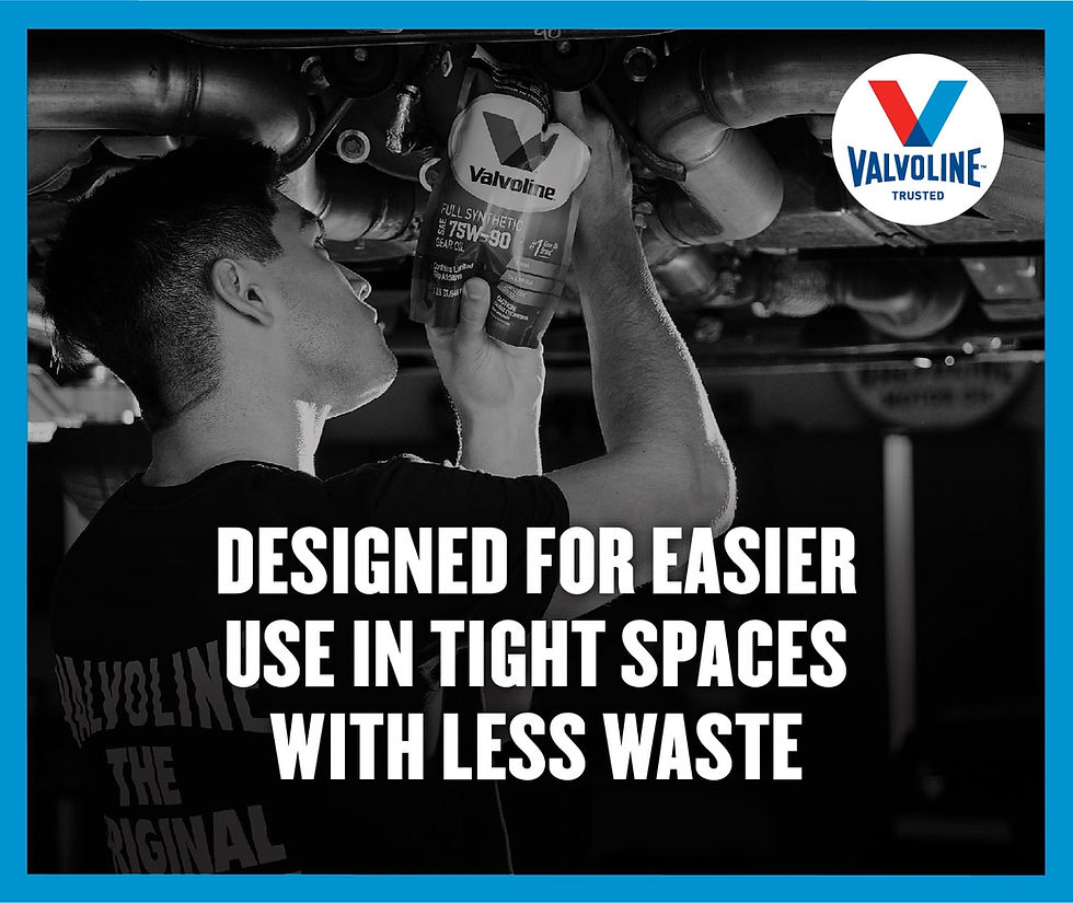 Thumbnail: Valvoline Flex Fill 75W-90 Full Synthetic Gear Oil 1 QT Squeeze Pouch