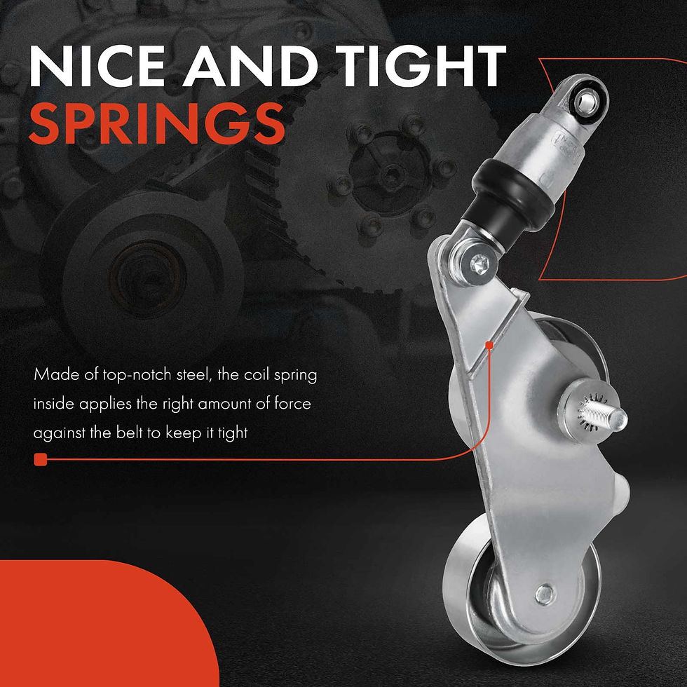 Thumbnail: A-Premium Serpentine Belt Tensioner Pulley Assembly Compatible with Honda A..