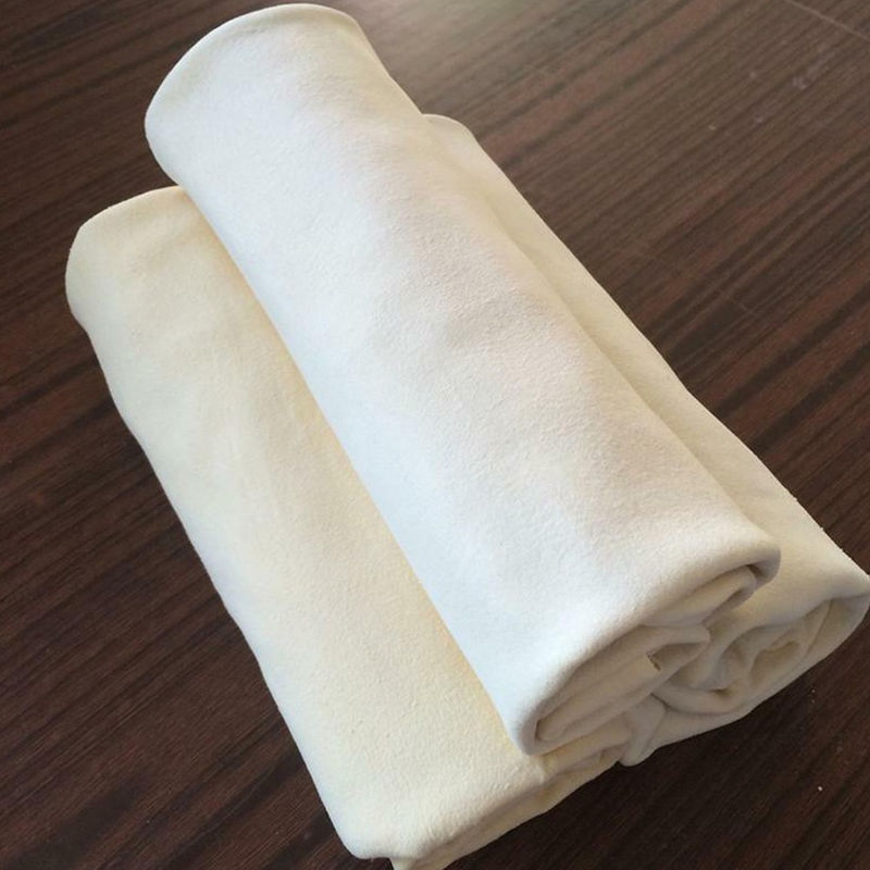 Thumbnail: Natural Chamois Clean Leather Cloth Car Home Motorcycle Wash Care Quick Dry Wash