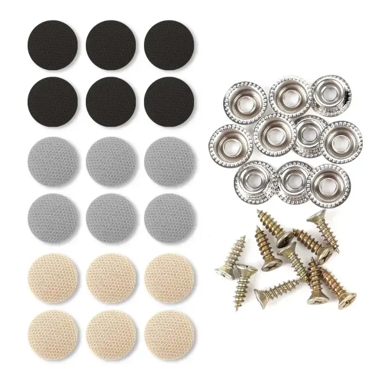 Thumbnail: 30/60Pcs Car Interior Roof Buckles Headliner Ceiling Cloth Fixing Screw Care Fab