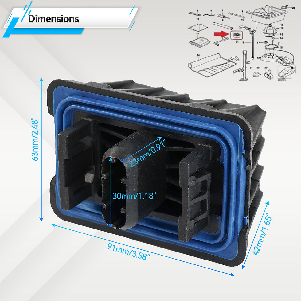 Thumbnail: 1/4pcs 51717042974 Under Car Jack Lift Jacking Point Support Pad Plug Block Cove