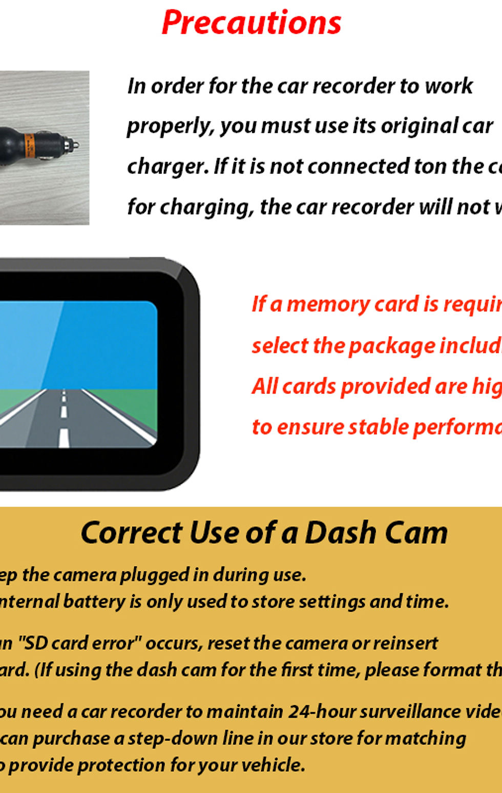 Thumbnail: 1080P Dual camera Dash Cam for cars,Front And Inside,car camera with IR Night Vi