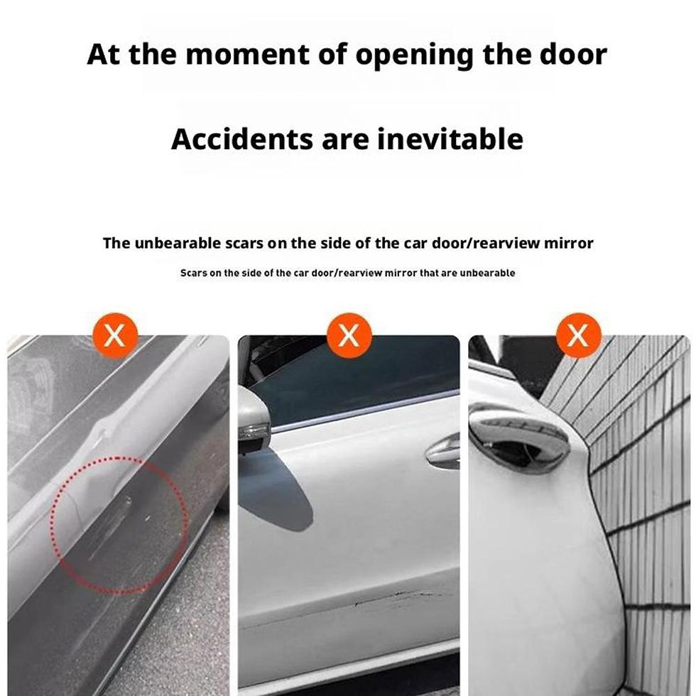 Thumbnail: 98x11x4CM Car Door Protector Magnetic Folding Connected Style Body Side Edge Gua