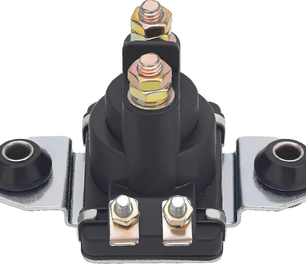 Thumbnail: Starter Relay Solenoid for 12 Volts Mercury Marine Mercury 4 Terminal 20HP ..