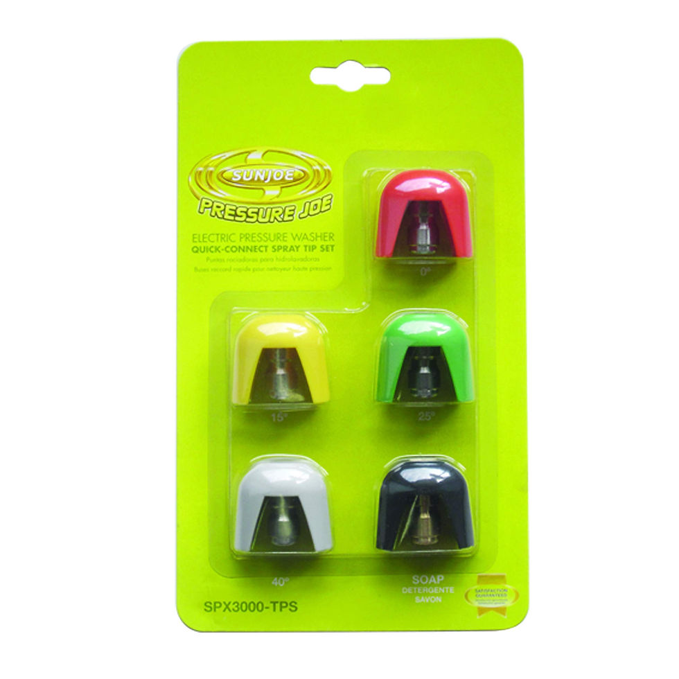 Thumbnail: Sun Joe Pressure Joe Spray Tip Set, Quick-Connect (5 Pack)