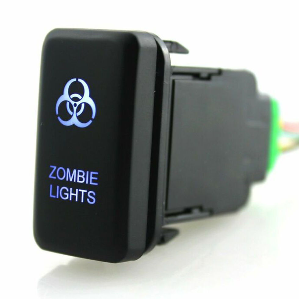 Thumbnail: Car LED Light Bar On-Off Push Switch For Toyota For Toyota For Tacoma FJ Cruiser
