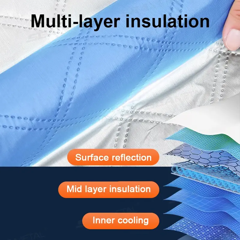 Thumbnail: BLALION Car Windshield Snow Cover Magnetic Windscreen Snow Shield Winter Ice Fro