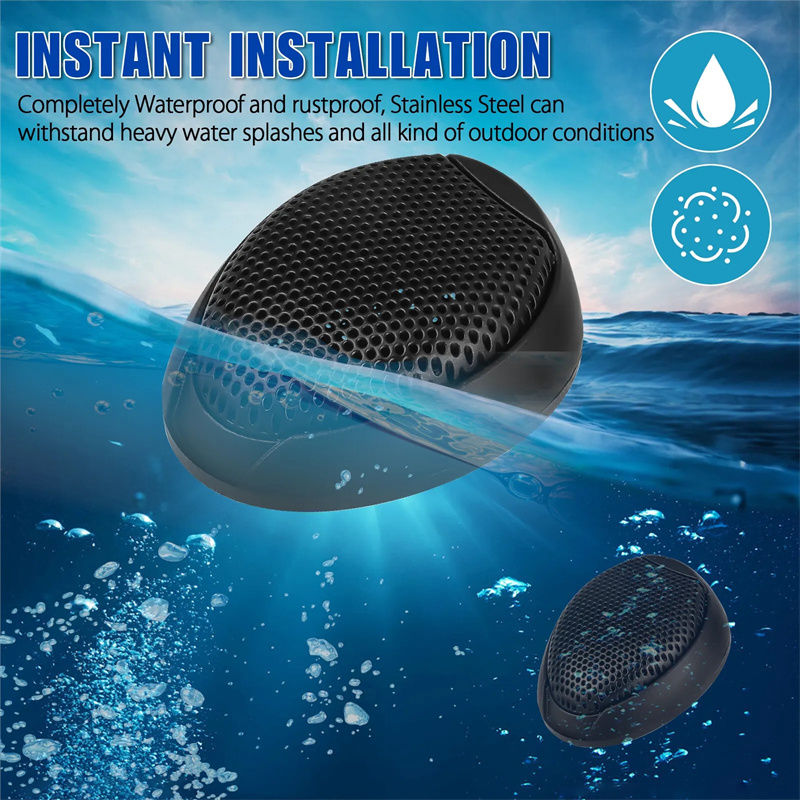 Thumbnail: 1 Pair Of 350w Universal Car Dome Tweeter Waterproof Super Power High Noise Redu