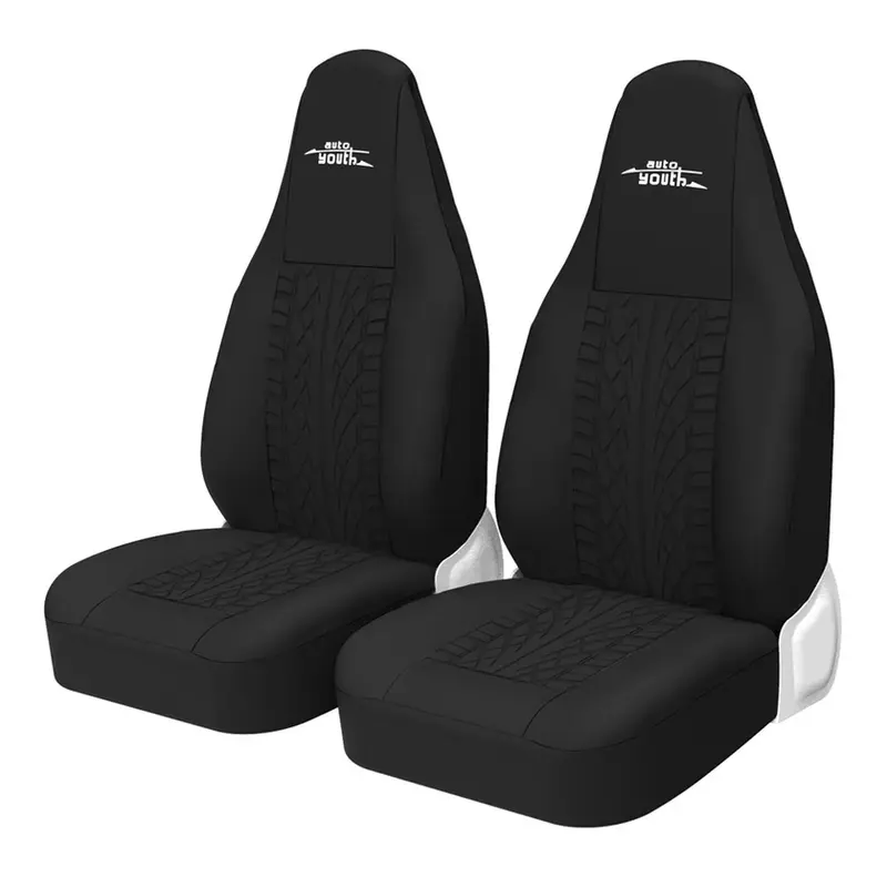 Thumbnail: Car Seat Covers High Bucket Universal Tire Style Sport Seat Protector For ROLLS-
