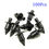 Thumbnail: 100 Pcs/Pack Plastic Bicycle Fairing Rivet Setting Panel Fastener Clips For Hond