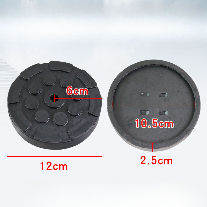 Thumbnail: 1Pc Black Rubber Jacking Pad for Car Lift Anti-slip Surface Tool Rail Protector