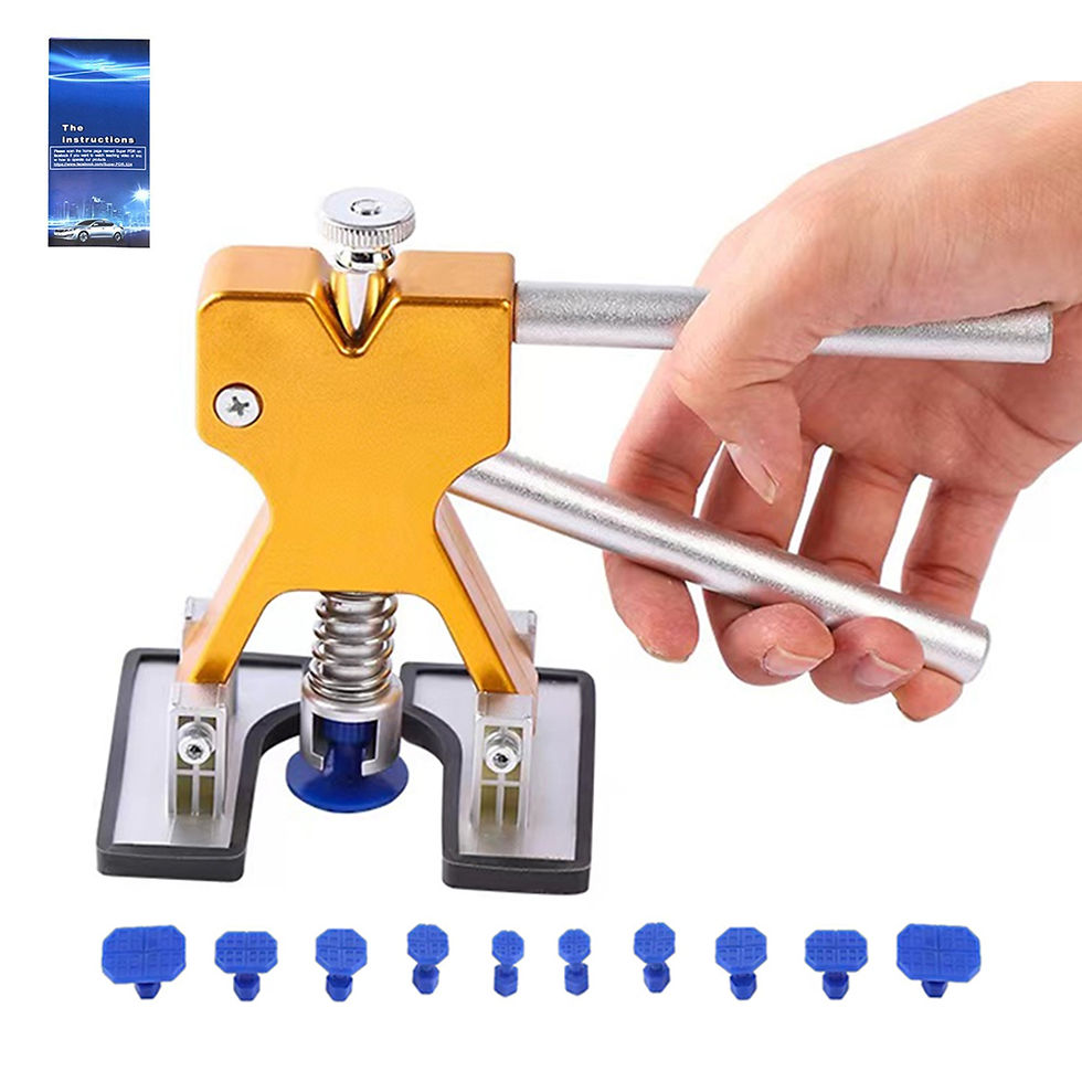 Thumbnail: Car Body Sheet Metal Paintless Dent Plastic Puller Kit Auto Hail Pit Removal Rep