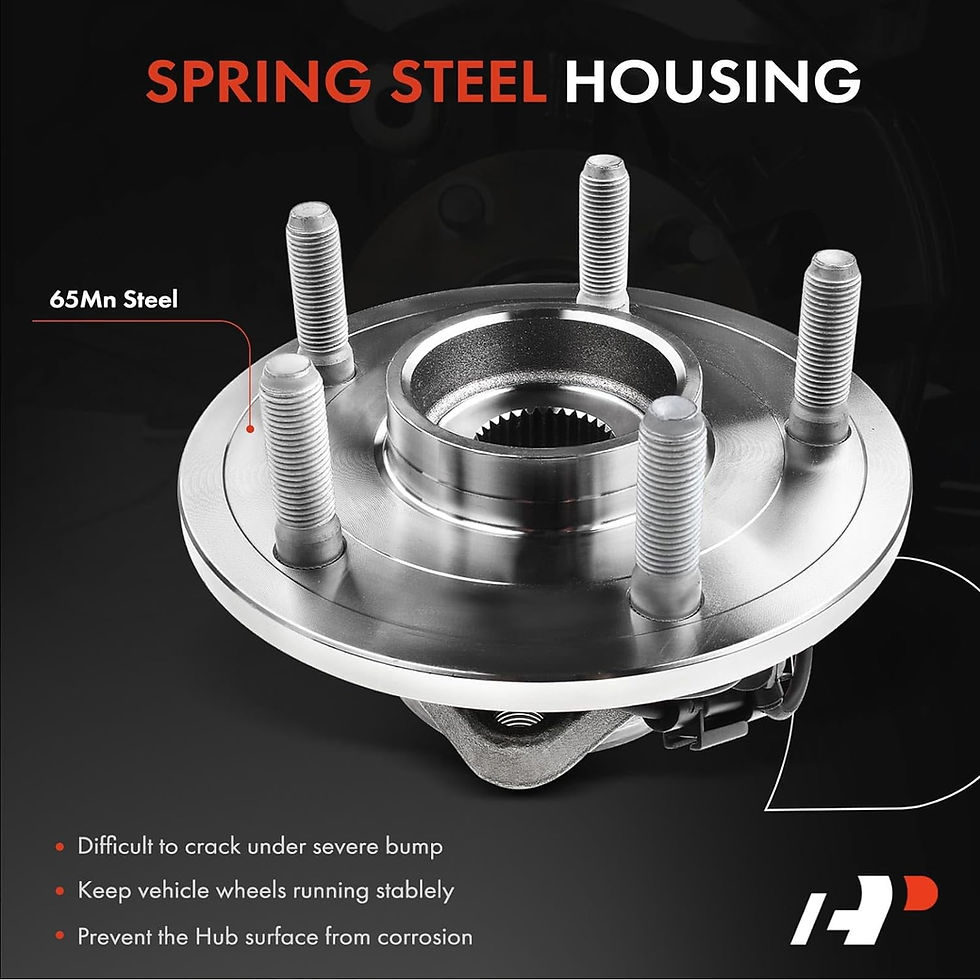 Thumbnail: A-Premium Wheel Hub and Bearing Assembly Front Compatible with Ram 1500 201..