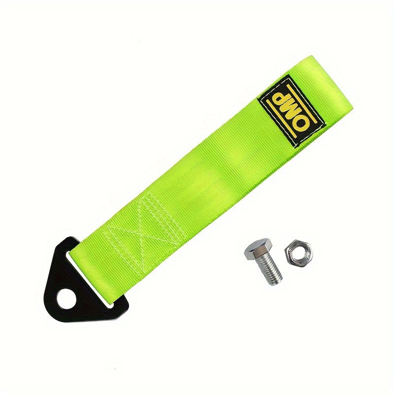 Thumbnail: High-Strength Car Nylon Tow Rope Universal Tow Eye Strap with Bumper Trailer Com