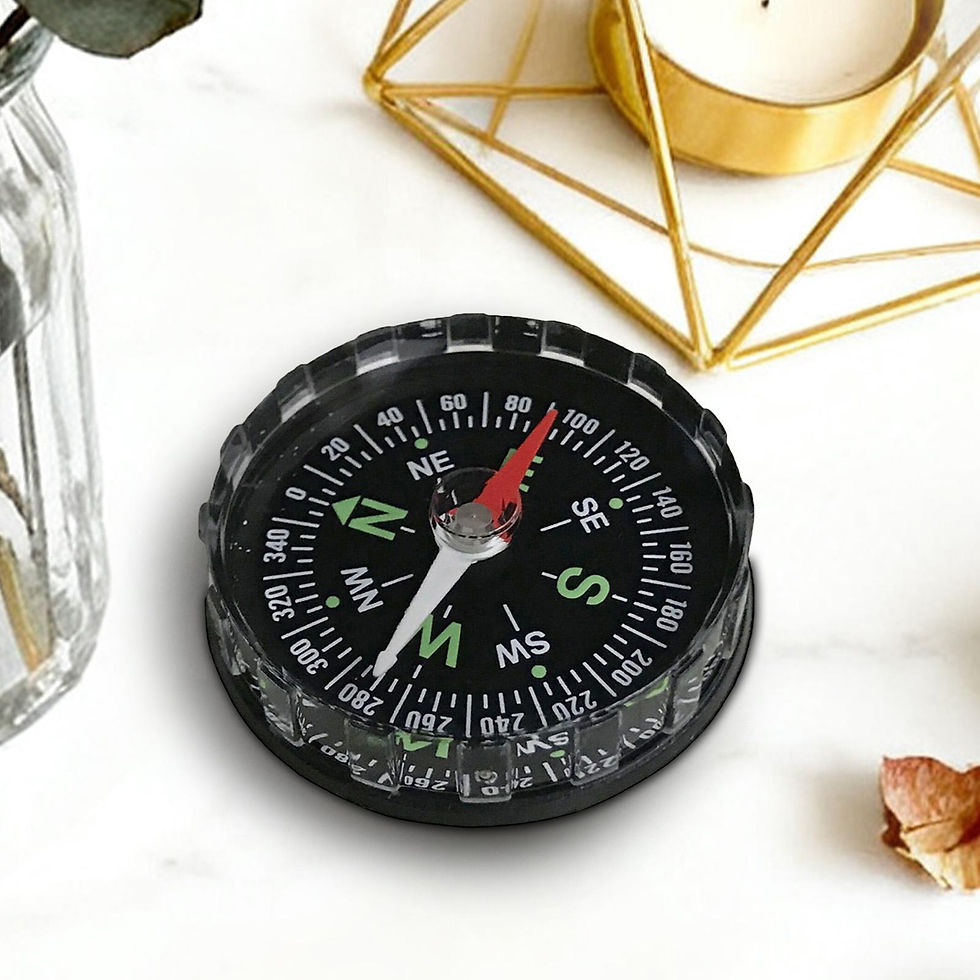 Thumbnail: Camping Survival Compass Handheld Pocket Compass Portable Compass Instrument For