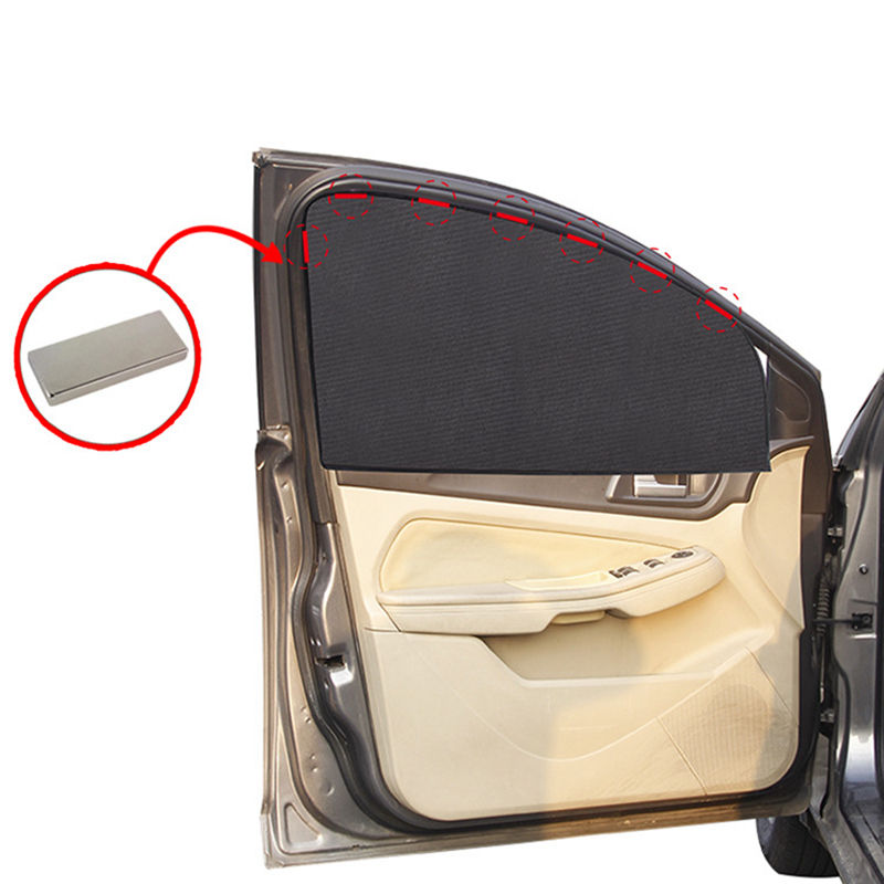 Magnetic Car Sun Shade UV Protection Car Curtain Car Window Sunshade Side Window