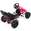 Thumbnail: Go Kart Pedal Car Kids Ride on Toys Pedal Powered 4 Wheel Adjustable Seat Pink