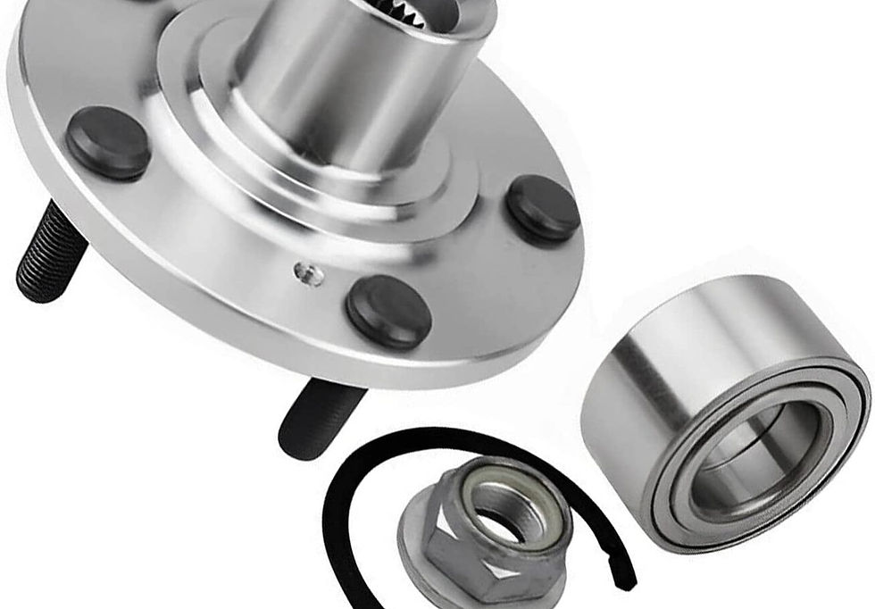 Thumbnail: Detroit Axle - Front Wheel Bearings & Hubs Assembly Replacement for 2007 20..