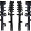 Thumbnail: Detroit Axle - 3.5L Front & Rear Struts w/Coil Springs Replacement for 2008..