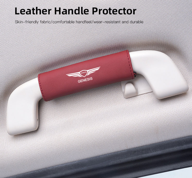 Thumbnail: Car Interior Handle Protection Cover Roof Pull Gloves For Genesis G80 GV70 GV80