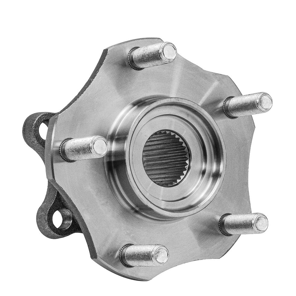 Thumbnail: Detroit Axle - Front Driver or Passenger Side Wheel Bearing and Hub Assembl..