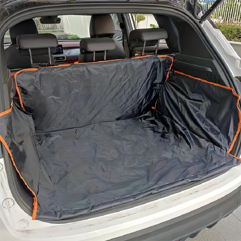 Thumbnail: Car Cargo Liner Car Pet Waterproof Anti-fouling Rear Seat Cover Universal SUV Re