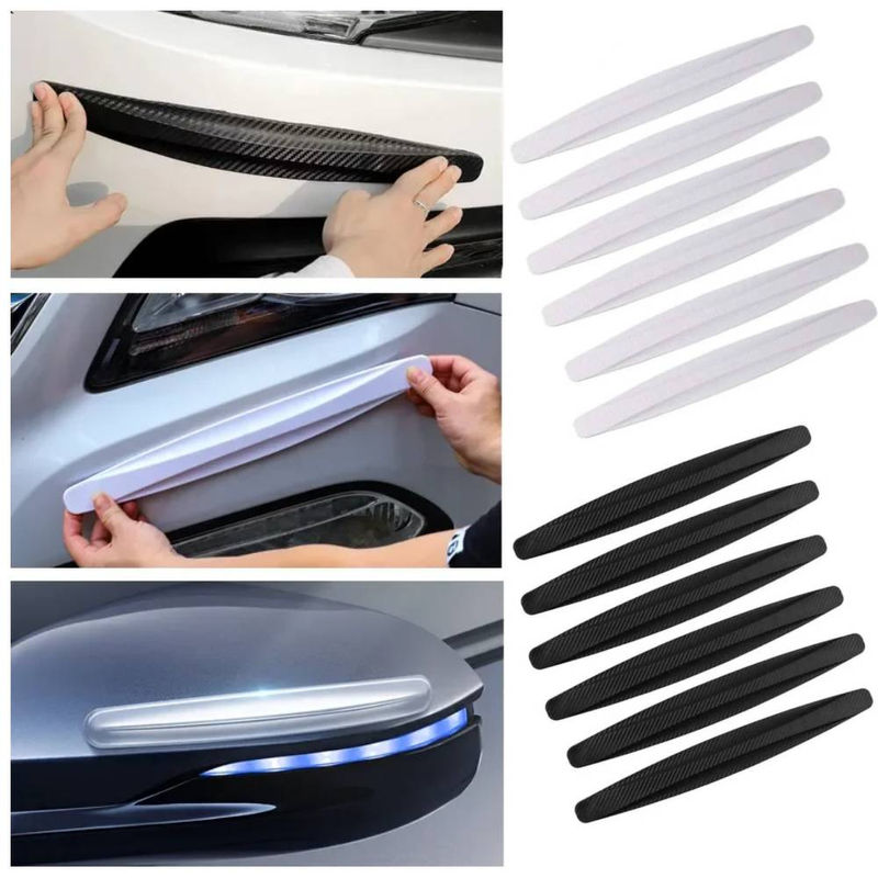 New 2/4/6 PCS Car Anti-collision Protection Decoration Strip Universal Front Rea